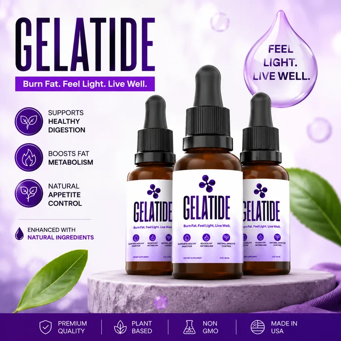 Gelatide bottles, appetite control liquid drops